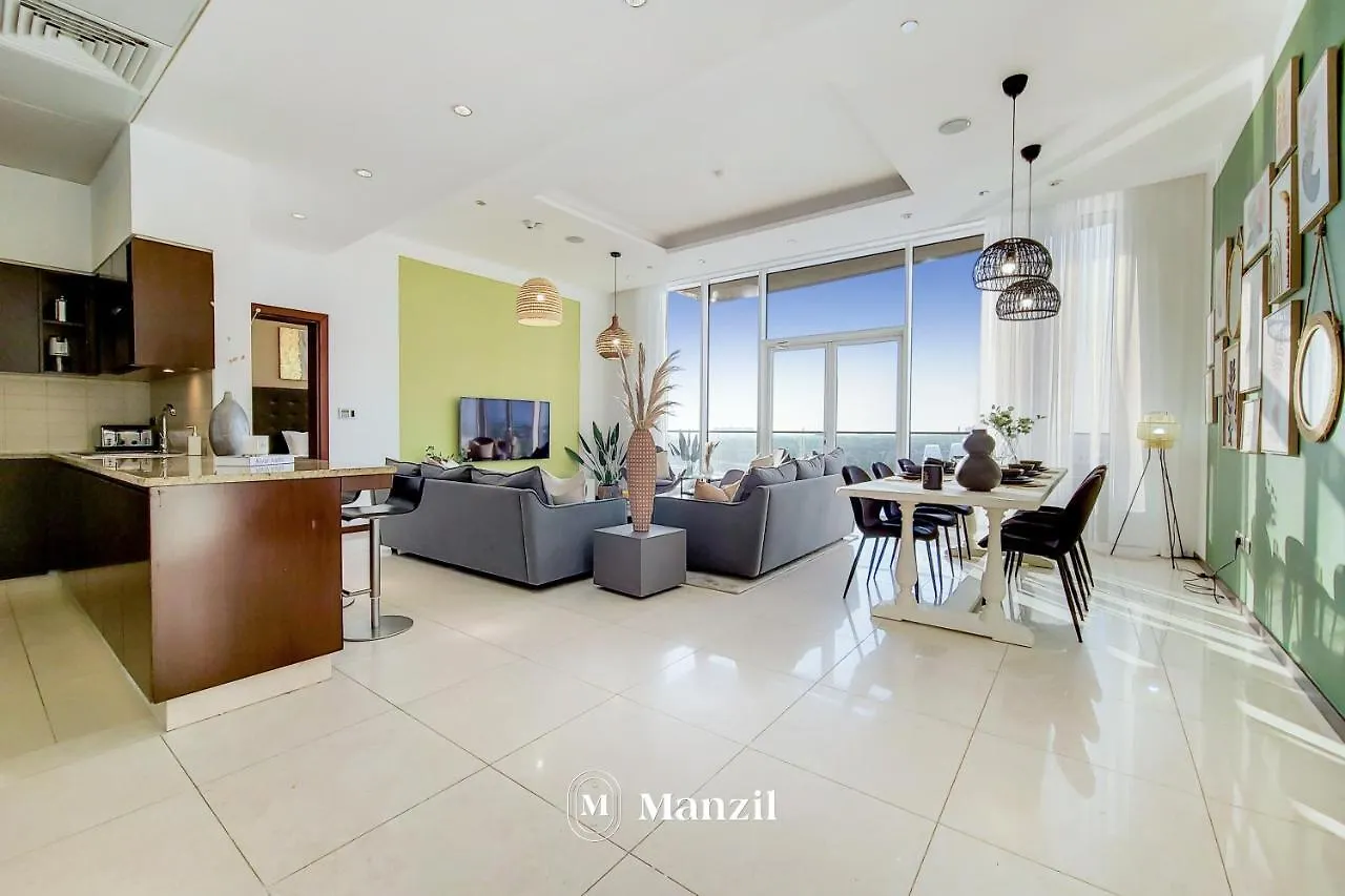 Manzil - Lavish 3Br Resort With Private Beach At Tiara Residence Palm Jumeirah Dubai Lägenhet
