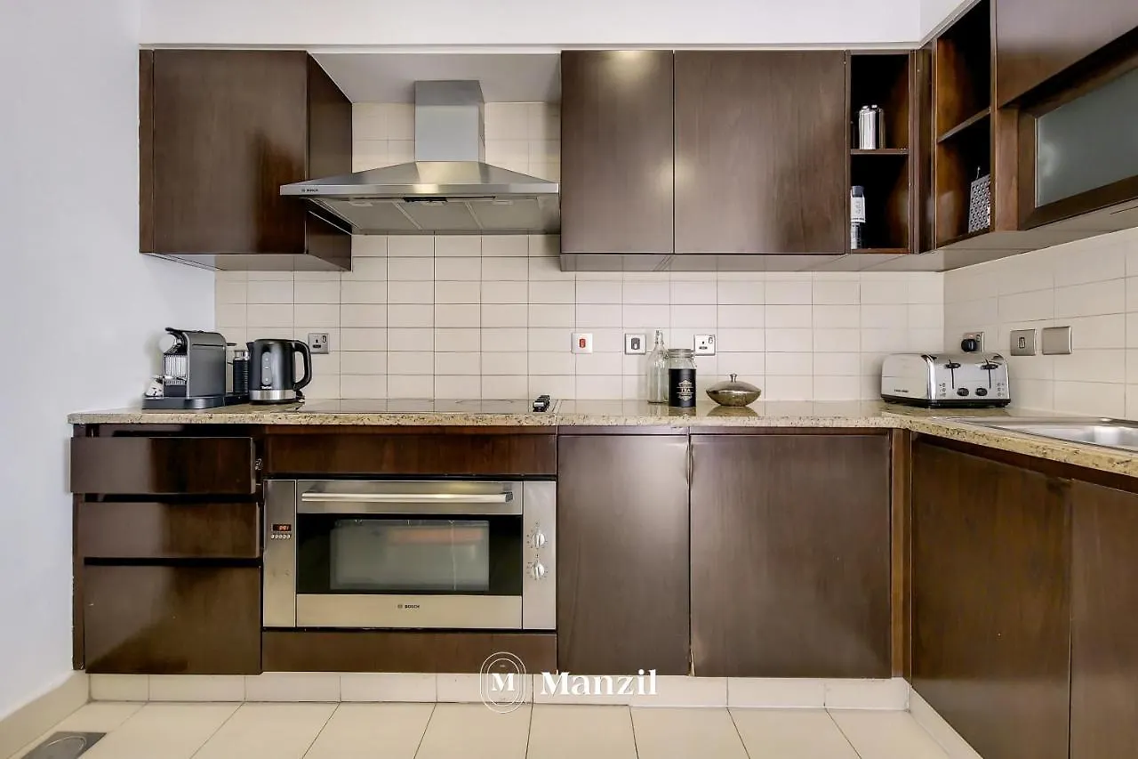 Lägenhet Manzil - Lavish 3Br Resort With Private Beach At Tiara Residence Palm Jumeirah Dubai